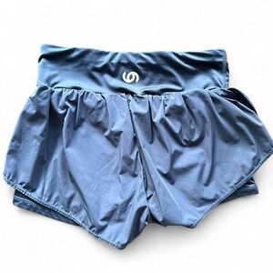 Cadmus Women's Navy Athletic Shorts Size Medium Workout Running Gym Activewear